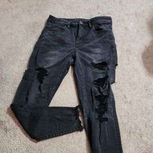 American Eagle ripped denim